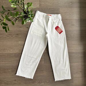 Lucky Jeans "Legendary" Limited Edition White High Rise Cropped Jeans